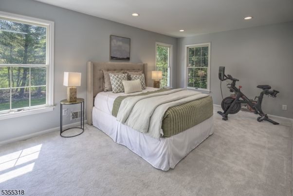 Bedroom, Fitness Equipment, Interior, Recessed Lighting