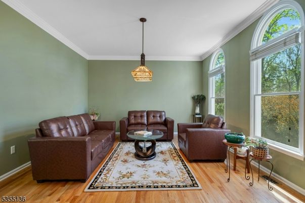 Interior, Living room, Pendant Lights, Wood Texture Flooring
