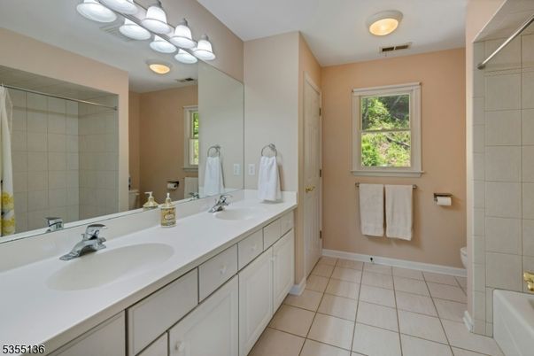 Bathroom, Dual Sink Vanities, Glass Shower, Interior