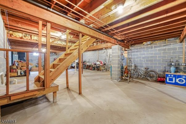 Interior, Stone Walls, Wooden Beams
