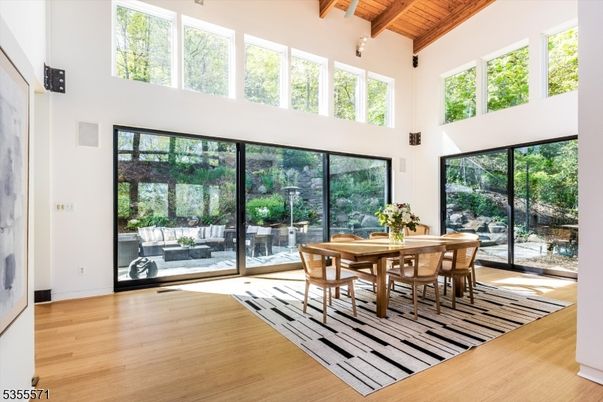Dining room, Interior, Wooden Beams, Wooden Ceilings, Wood Texture Flooring