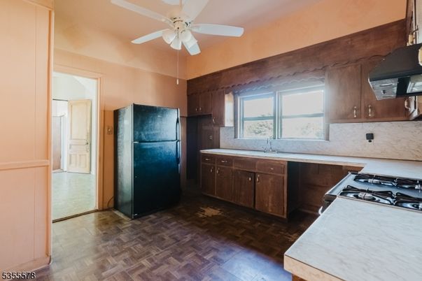 Interior, Kitchen, Wood Texture Flooring