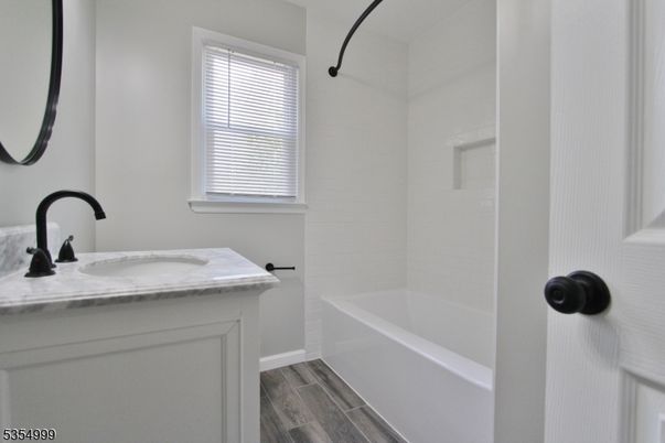 Bathroom, Interior, Wood Texture Flooring