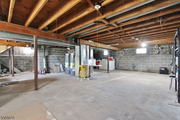 Interior, Stone Walls, Wooden Beams