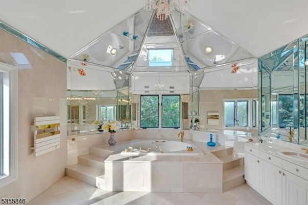 Bathroom, Dual Sink Vanities, Glass Shower, Interior
