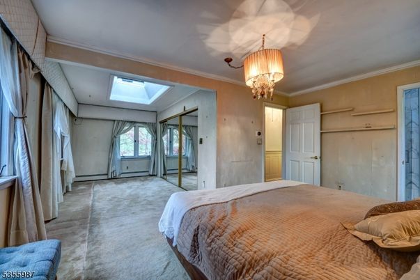 Bedroom, Chandelier, Interior