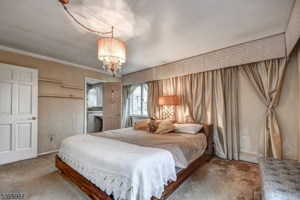 Bedroom, Chandelier, Interior