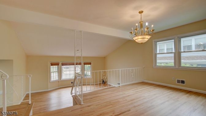 Chandelier, Empty room, Interior, Wood Texture Flooring