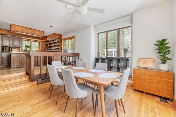 Dining room, Interior, Wood Texture Flooring