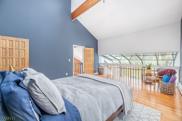 Bedroom, Interior, Wooden Beams, Wood Texture Flooring