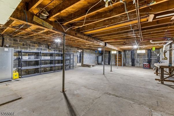 Interior, Stone Walls, Wooden Beams