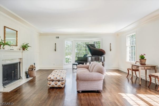 Fireplace, Interior, Piano, Wood Texture Flooring