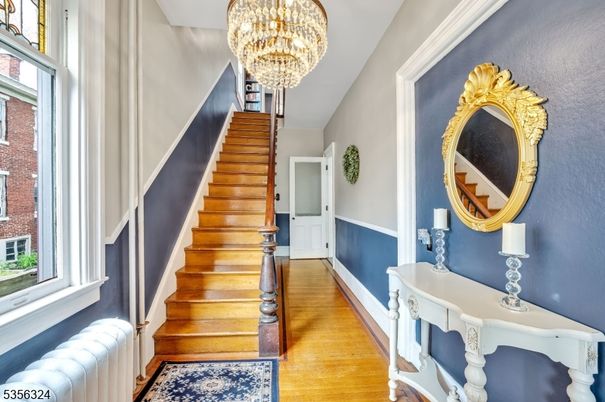 Chandelier, Interior, Wood Texture Flooring