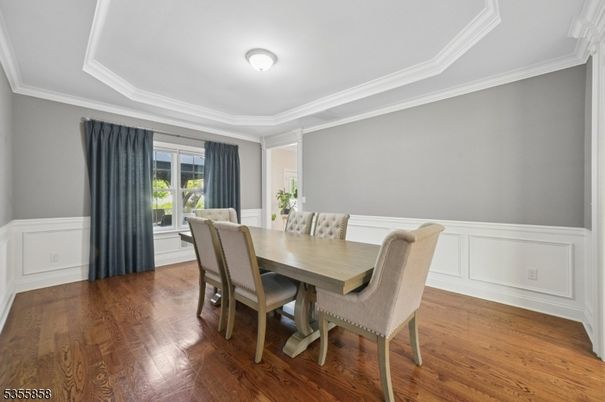 Dining room, Interior, Wood Texture Flooring