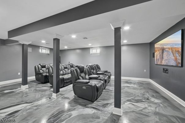 Home Theatre Room, Interior, Recessed Lighting, Theatre Room