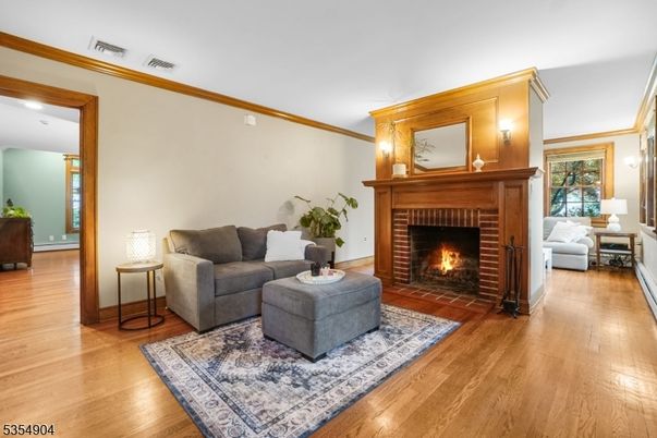 Fireplace, Interior, Living room, Wood Texture Flooring