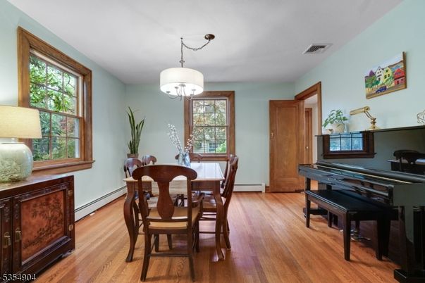 Dining room, Interior, Piano, Wood Texture Flooring