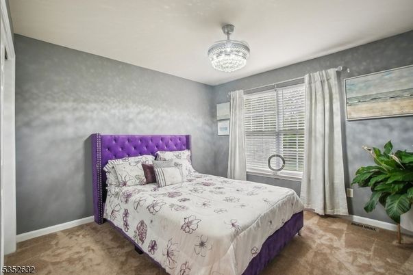 Bedroom, Chandelier, Interior
