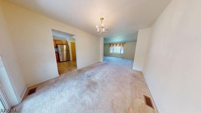 Chandelier, Empty room, Interior, Kitchen