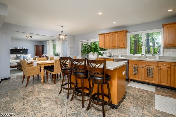 Dining room, Interior, Kitchen, Living room, Pendant Lights, Recessed Lighting