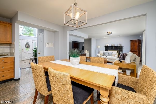 Dining room, Interior, Living room, Pendant Lights