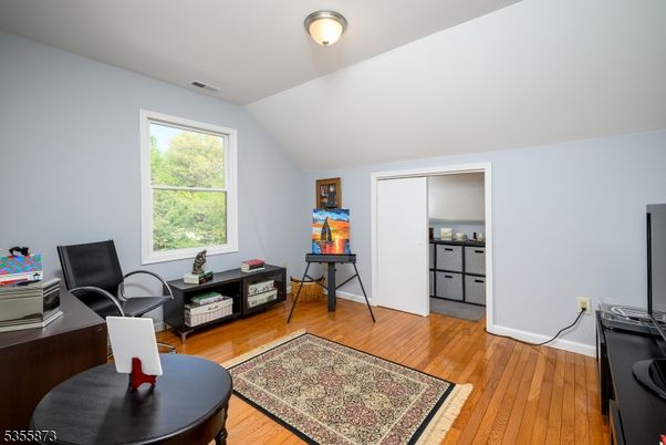 Home Office, Interior, Wood Texture Flooring