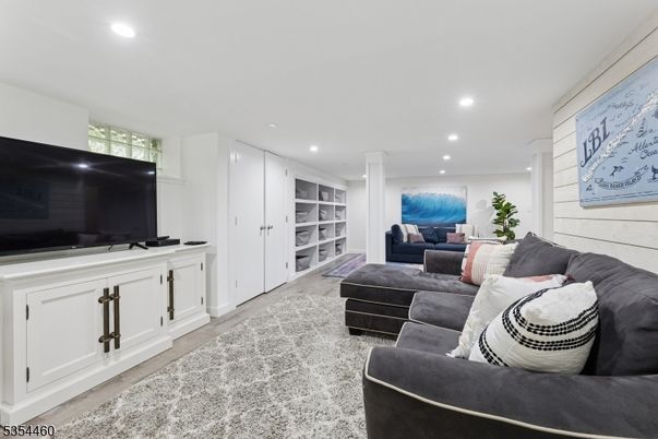 Interior, Living room, Recessed Lighting
