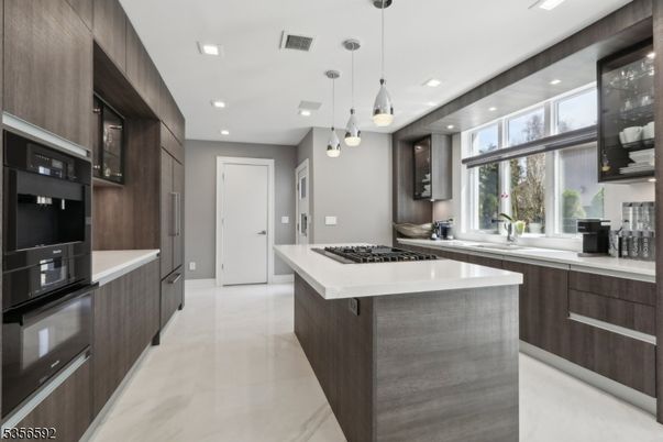 Interior, Kitchen, Pendant Lights, Recessed Lighting