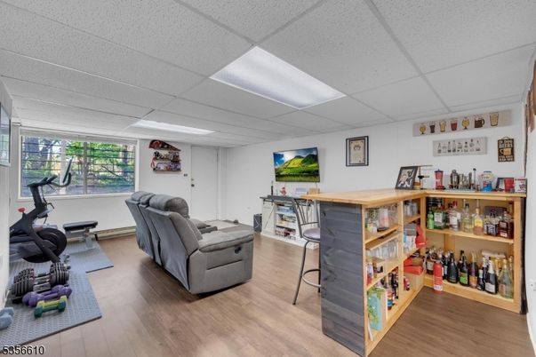 Fitness Equipment, Interior, Wood Texture Flooring