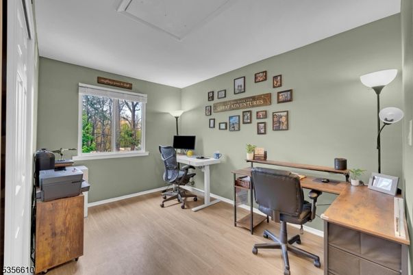 Home Office, Interior, Wood Texture Flooring