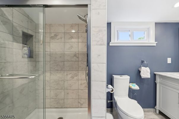 Bathroom, Glass Shower, Interior, Marble Walls