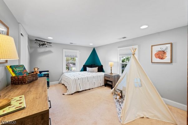 Bedroom, Interior, Recessed Lighting