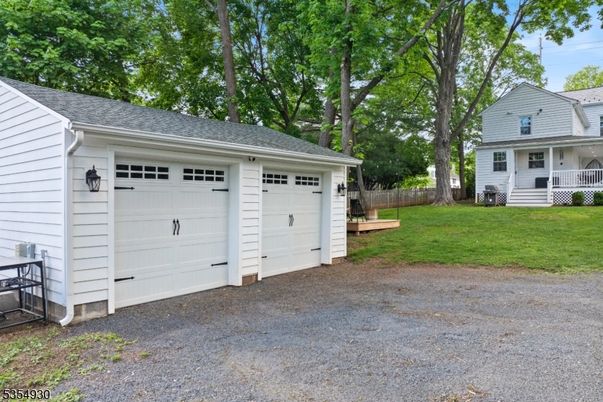 Backyard, Detached Garage, Exterior