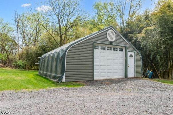 Backyard, Detached Garage, Exterior
