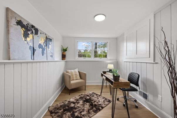 Home Office, Interior, Wood Texture Flooring