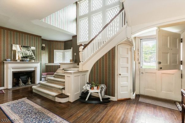 Fireplace, Interior, Wood Texture Flooring