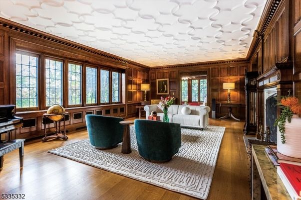 Fireplace, Interior, Living room, Wood Texture Flooring, Wooden Walls