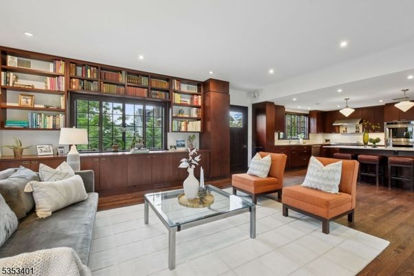 Dining room, Interior, Kitchen, Living room, Pendant Lights, Recessed Lighting, Wood Texture Flooring