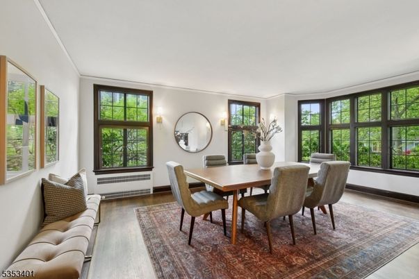 Dining room, Interior, Wood Texture Flooring