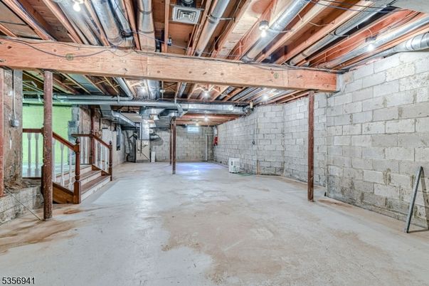 Interior, Stone Walls, Wooden Beams