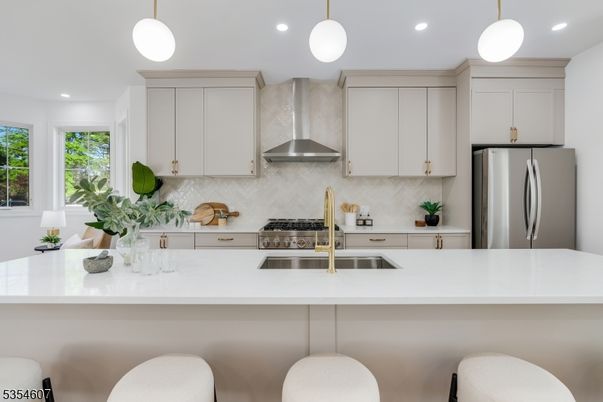 Interior, Kitchen, Pendant Lights, Recessed Lighting