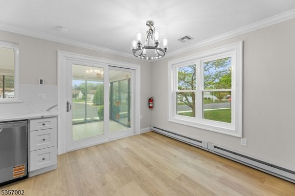 Chandelier, Empty room, Interior, Wood Texture Flooring