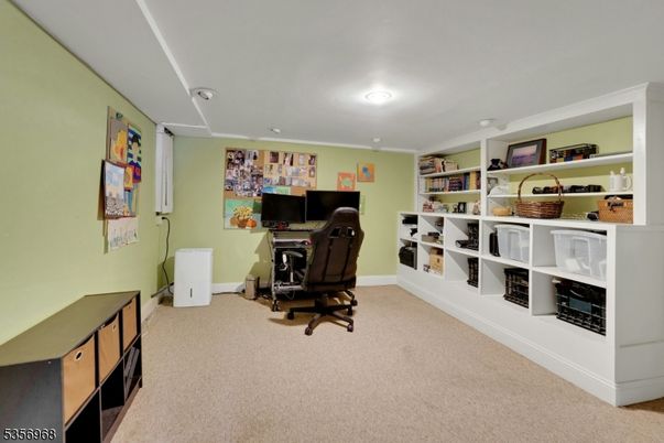 Home Office, Interior, Recessed Lighting