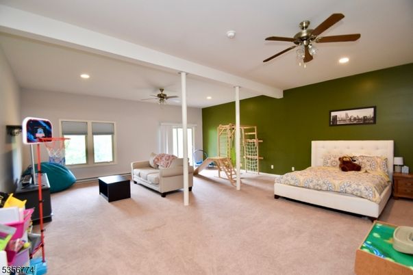 Bedroom, Interior, Recessed Lighting