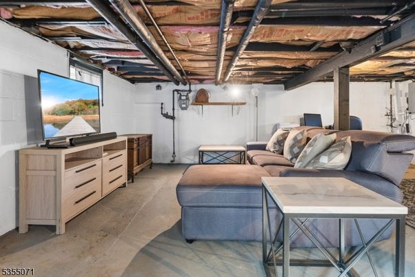 Interior, Living room, Wooden Beams