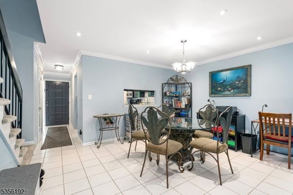 Dining room, Interior, Recessed Lighting