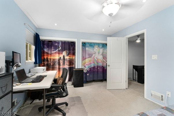 Home Office, Interior, Recessed Lighting