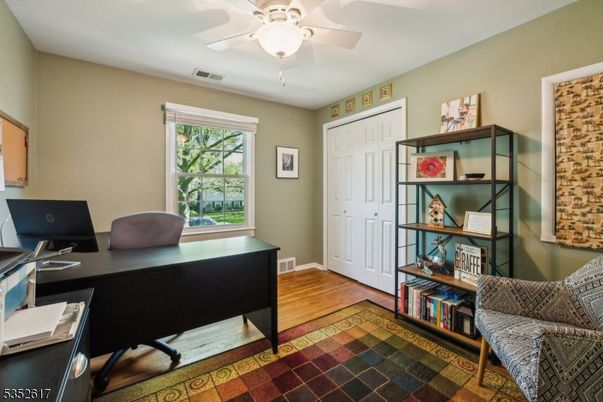 Home Office, Interior, Wood Texture Flooring