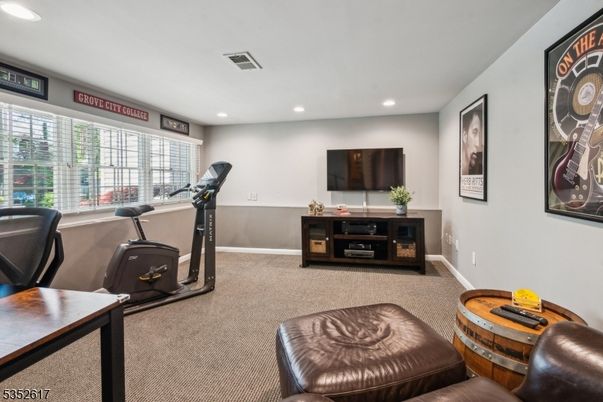 Fitness Equipment, Interior, Recessed Lighting