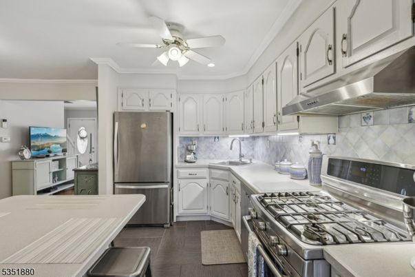Interior, Kitchen, Recessed Lighting, Stainless Steel Appliances